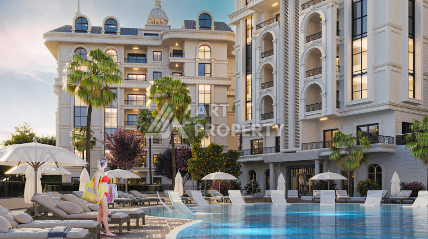 Проект класса Люкс в живописном районе Чиплаклы - Ракурс 4