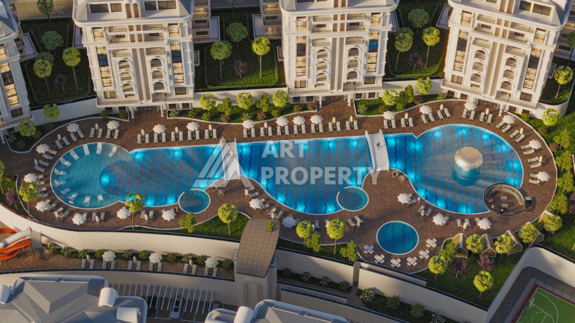 Проект класса Люкс в живописном районе Чиплаклы - Ракурс 10