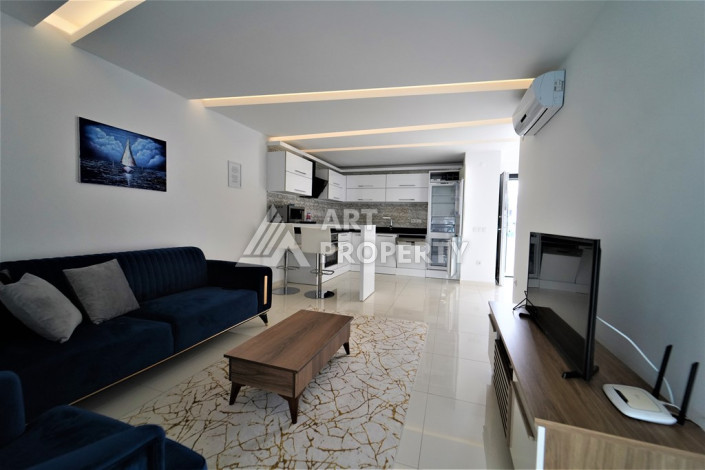 Апартаменты в 150-ти метрах от моря в Алании, планировка 1+1, 65м2 - Ракурс 4