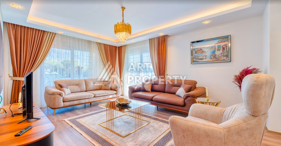 Стильная квартира в жилом комплексе с развитой инфраструктурой в районе Махмутлар, планировки 2+1, 115м2 - Ракурс 2