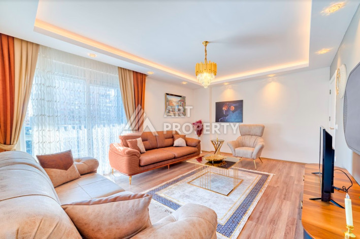 Стильная квартира в жилом комплексе с развитой инфраструктурой в районе Махмутлар, планировки 2+1, 115м2 - Ракурс 3