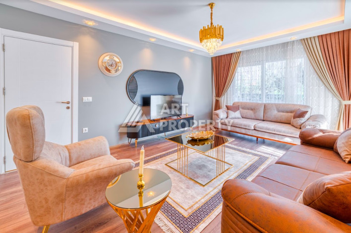 Стильная квартира в жилом комплексе с развитой инфраструктурой в районе Махмутлар, планировки 2+1, 115м2 - Ракурс 4