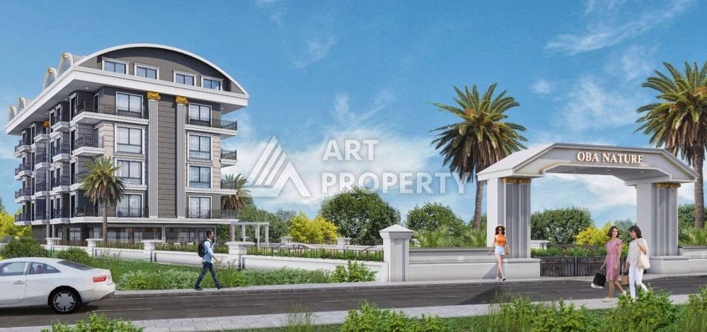 Новый комплекс на этапе строительства в районе Оба - Ракурс 2