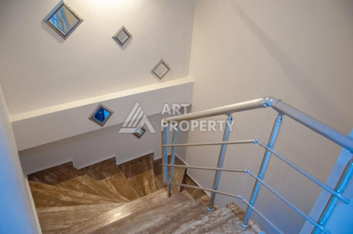 Двухуровневые апартаменты планировки 3+1 в Алании, 170м2 - Ракурс 12