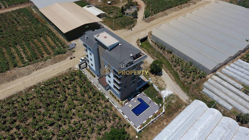 Квартиры планировок 1+1 и 2+1 в новом комплексе в районе Каргыджак, 60-110 м2 - Ракурс 23