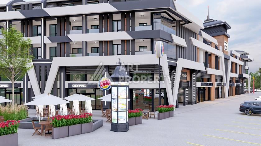 Новый коммерческий центр на шоссе Новая Анталия - Мерсин с высокими стандартами строительства. - Ракурс 2