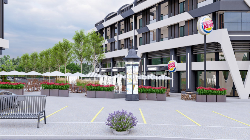 Новый коммерческий центр на шоссе Новая Анталия - Мерсин с высокими стандартами строительства. - Ракурс 3