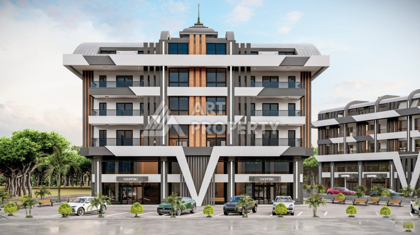 Новый коммерческий центр на шоссе Новая Анталия - Мерсин с высокими стандартами строительства. - Ракурс 5