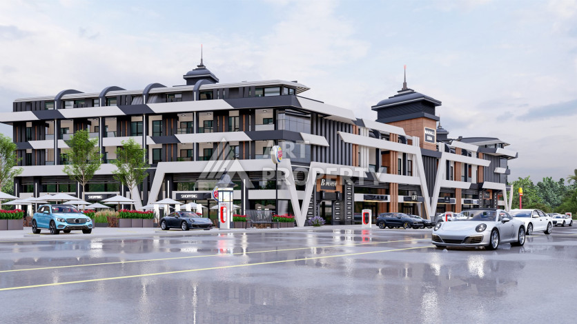 Новый коммерческий центр на шоссе Новая Анталия - Мерсин с высокими стандартами строительства. - Ракурс 6