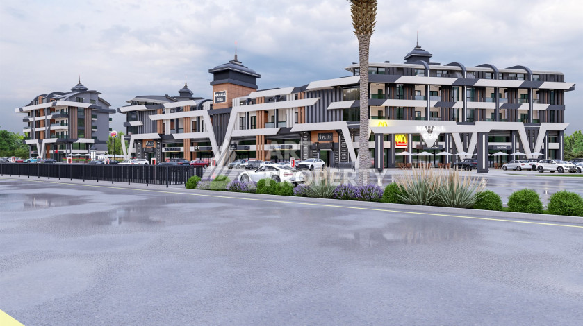 Новый коммерческий центр на шоссе Новая Анталия - Мерсин с высокими стандартами строительства. - Ракурс 9