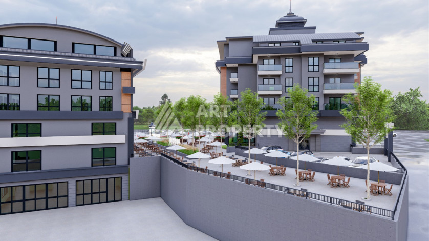 Новый коммерческий центр на шоссе Новая Анталия - Мерсин с высокими стандартами строительства. - Ракурс 12