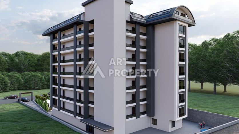 Новый проект на этапе карандаша по выгодным ценам в Авсалларе - Ракурс 2