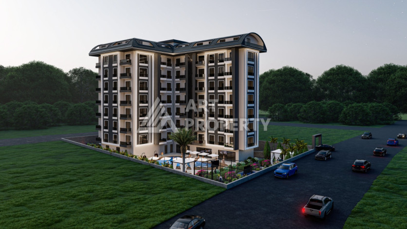 Новый проект на этапе карандаша по выгодным ценам в Авсалларе - Ракурс 5