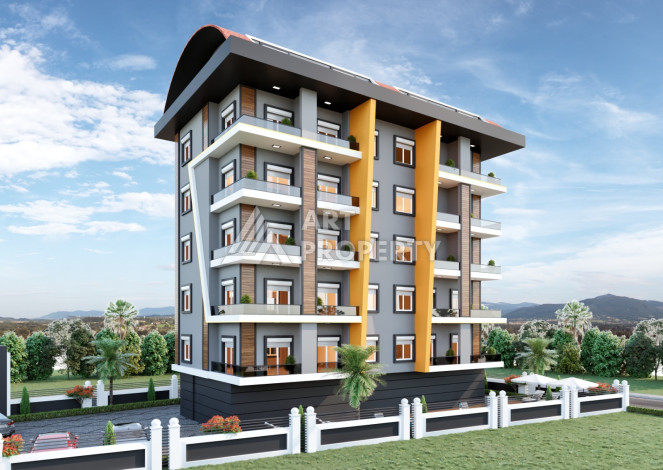 Проект на этапе строительства в Авсалларе по приятным ценам! - Ракурс 7