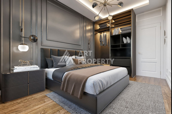 Проект на этапе строительства в Авсалларе по приятным ценам! - Ракурс 15