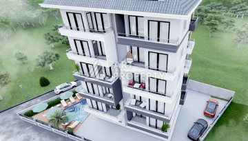 Проект на этапе строительства в Авсалларе, с квартирами 2+1, 3+1 и 4+1 по приятным ценам! - Ракурс 4