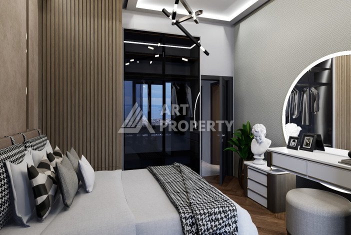 Проект на этапе строительства в Авсалларе, с квартирами 2+1, 3+1 и 4+1 по приятным ценам! - Ракурс 16