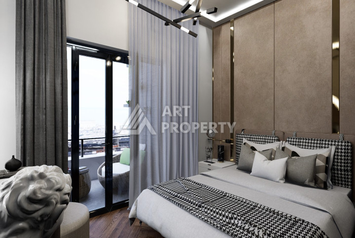 Проект на этапе строительства в Авсалларе, с квартирами 2+1, 3+1 и 4+1 по приятным ценам! - Ракурс 17