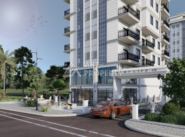 Объект на этапе строительства в Махмутлар - Ракурс 7