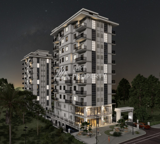 Объект на этапе строительства в Махмутлар - Ракурс 2