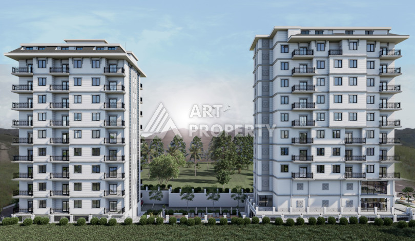 Объект на этапе строительства в Махмутлар - Ракурс 5