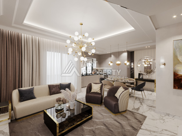 Объект на этапе строительства в Махмутлар - Ракурс 13