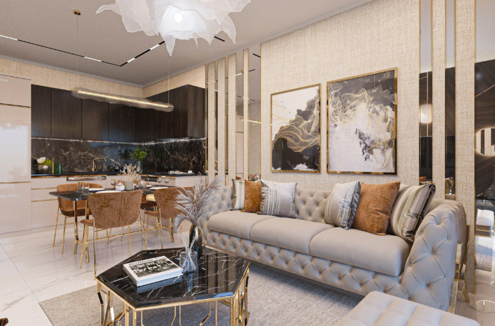 Новый проект в самом сердце Аланьи рядом с пляжем Клеопатра, 56 – 100 м2 - Ракурс 4