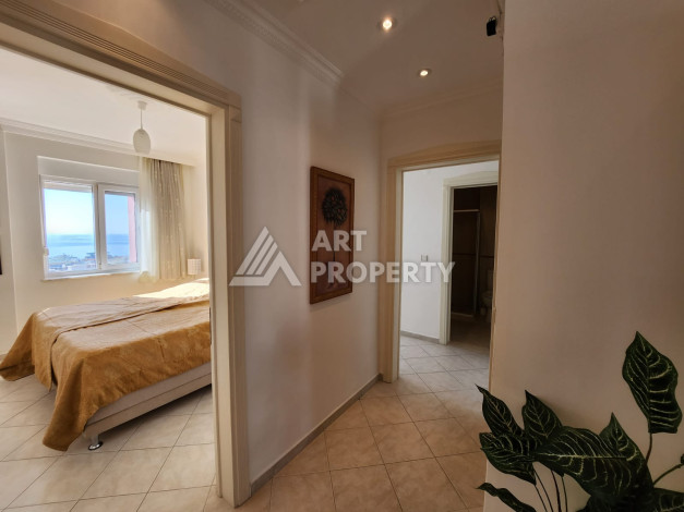 Апартаменты с видом на море в районе Тосмур планировки 2+1, 100м2 - Ракурс 9