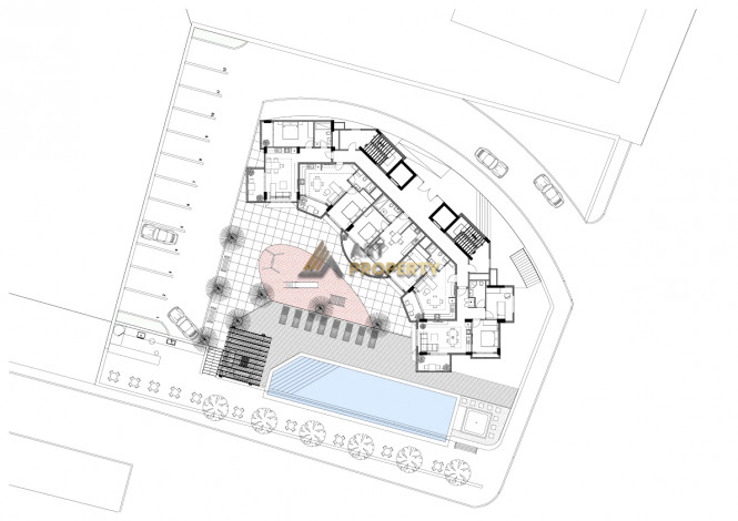 Квартиры различных планировок в новом комплексе на этапе строительства в тихом месте района Махмутлар, 53-78 м2 - Ракурс 6