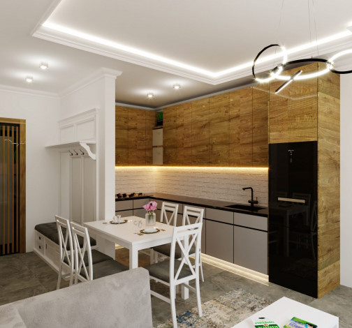 Квартиры различных планировок в новом комплексе на этапе строительства в тихом месте района Махмутлар, 53-78 м2 - Ракурс 9