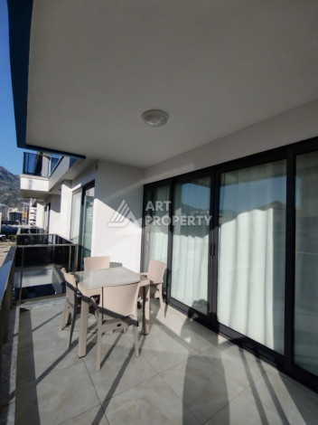 Апартаменты на первой береговой линии планировки 2+1 в районе Махмутлар, 90м2 - Ракурс 5