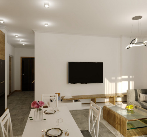 Квартиры различных планировок в новом комплексе на этапе строительства в тихом месте района Махмутлар, 53-78 м2 - Ракурс 19