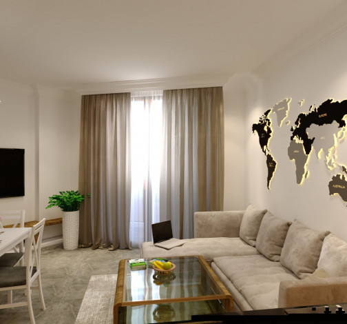 Квартиры различных планировок в новом комплексе на этапе строительства в тихом месте района Махмутлар, 53-78 м2 - Ракурс 21