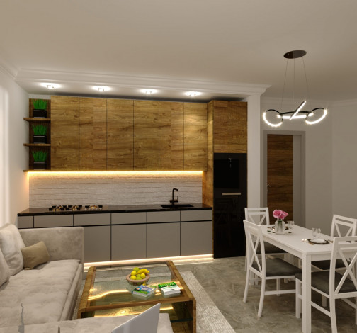 Квартиры различных планировок в новом комплексе на этапе строительства в тихом месте района Махмутлар, 53-78 м2 - Ракурс 22