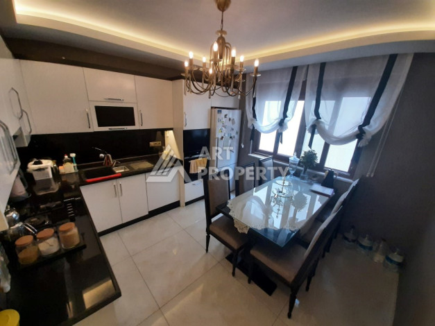 Двухуровневая квартира с шикарным видом планировки 3+1 в Алании, 150м2 - Ракурс 5