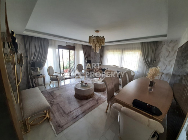 Двухуровневая квартира с шикарным видом планировки 3+1 в Алании, 150м2 - Ракурс 6