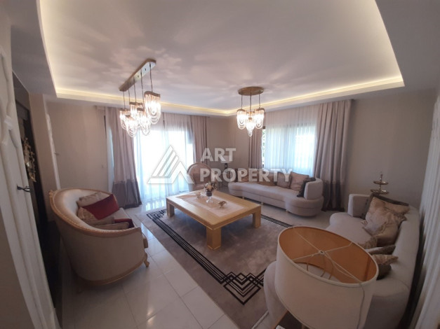 Двухуровневая квартира с шикарным видом планировки 3+1 в Алании, 150м2 - Ракурс 7