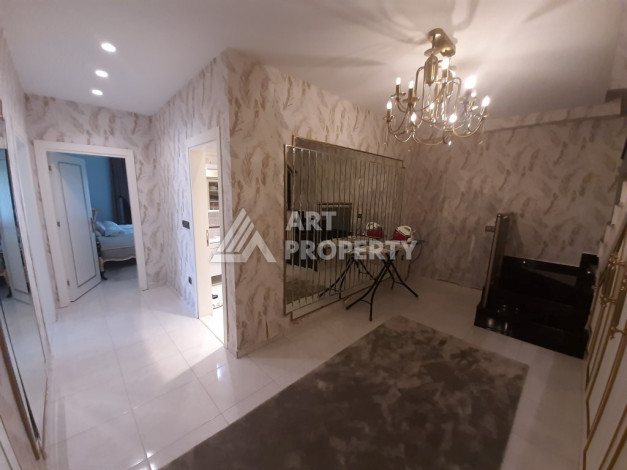 Двухуровневая квартира с шикарным видом планировки 3+1 в Алании, 150м2 - Ракурс 9