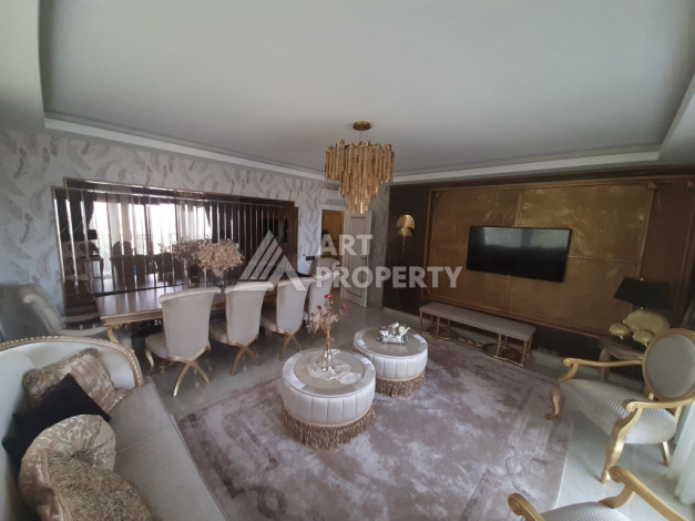 Двухуровневая квартира с шикарным видом планировки 3+1 в Алании, 150м2 - Ракурс 12