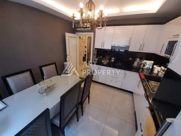 Двухуровневая квартира с шикарным видом планировки 3+1 в Алании, 150м2 - Ракурс 18