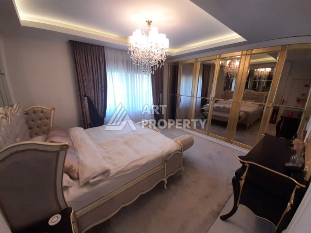 Двухуровневая квартира с шикарным видом планировки 3+1 в Алании, 150м2 - Ракурс 23