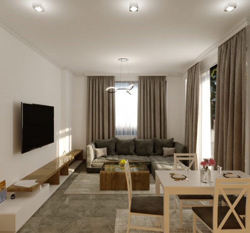 Квартиры различных планировок в новом комплексе на этапе строительства в тихом месте района Махмутлар, 53-78 м2 - Ракурс 27