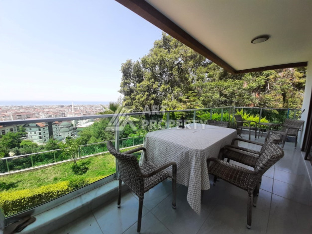 Двухуровневая квартира с шикарным видом планировки 3+1 в Алании, 150м2 - Ракурс 27