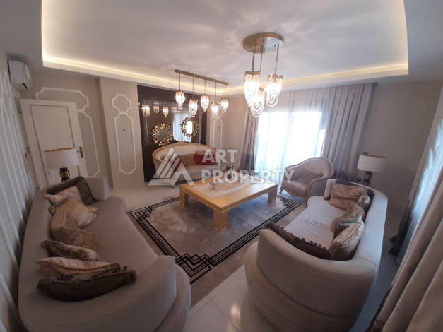 Двухуровневая квартира с шикарным видом планировки 3+1 в Алании, 150м2 - Ракурс 30