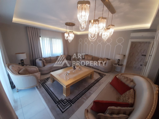 Двухуровневая квартира с шикарным видом планировки 3+1 в Алании, 150м2 - Ракурс 32