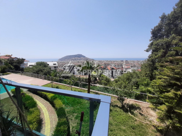 Двухуровневая квартира с шикарным видом планировки 3+1 в Алании, 150м2 - Ракурс 34