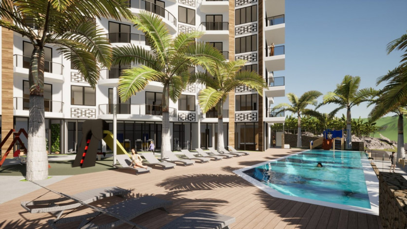 Квартиры различных планировок в новом комплексе на этапе строительства в тихом месте района Махмутлар, 53-78 м2 - Ракурс 28