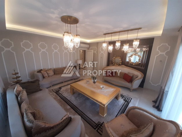 Двухуровневая квартира с шикарным видом планировки 3+1 в Алании, 150м2 - Ракурс 39