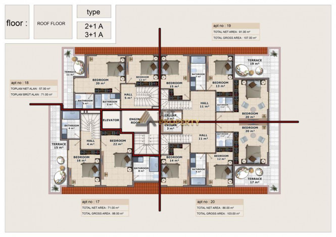 Новый инвестиционный проект с отличным расположением в самом популярном районе Аланьи – Махмутлар. - Ракурс 7