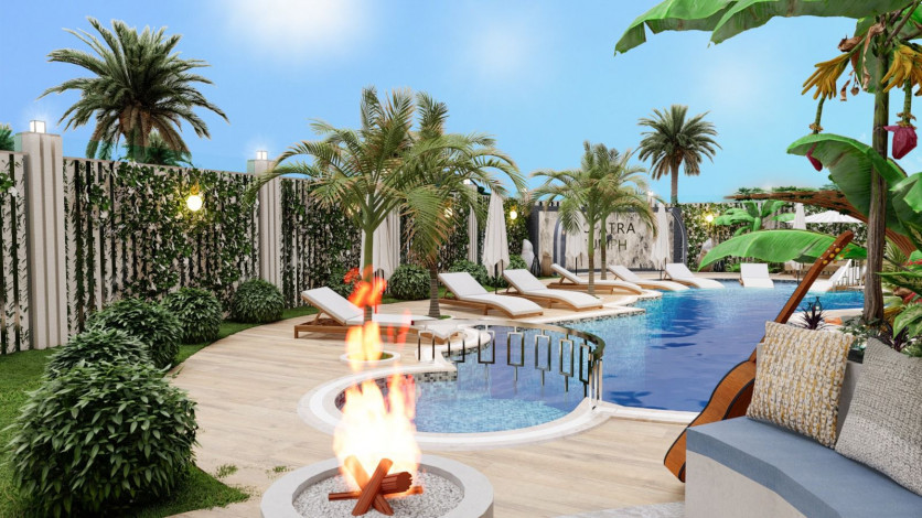 Новый проект в самом сердце Аланьи рядом с пляжем Клеопатра, 56 – 100 м2 - Ракурс 9